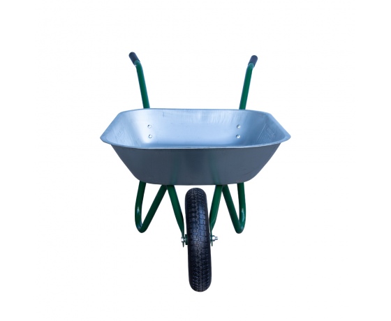 Фото 9 - Тачка садовая одноколесная 65л 100кг колесо 14