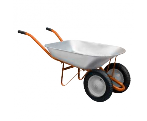 Фото 2 - Тачка строительная двухколесная 78л 170кг колесо 13