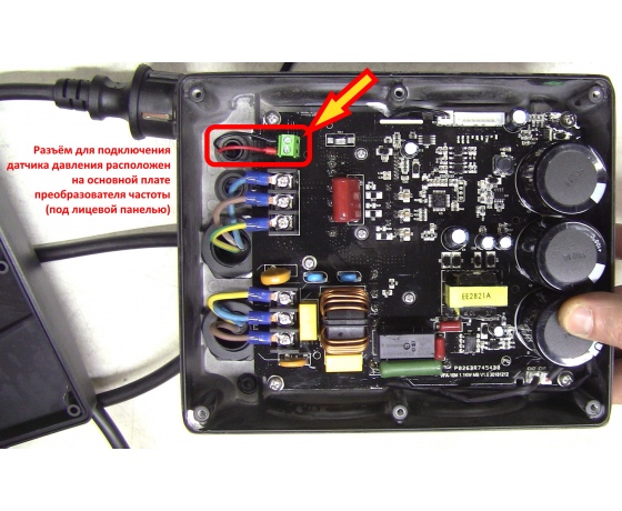Фото 6 - Преобразователь частоты 1~220В × 1~220В до 1.1кВт + датчик давления AQUATICA (779702)