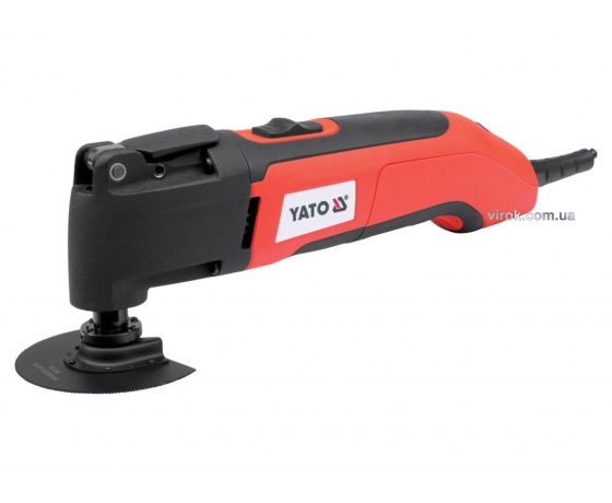Фото 2 - Багатофункційний інструмент YATO 300 Вт 22000 об/хв + насадки + кейс