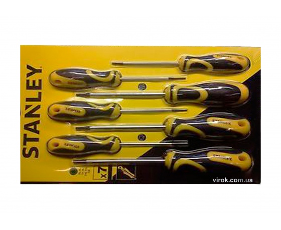 Фото 2 - Набір викруток STANLEY Torx T5-T20 7 предметів