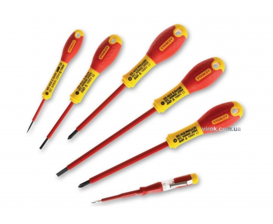 Фото 2 - Набір викруток для електрика STANLEY 