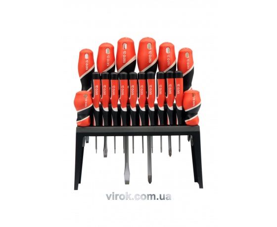 Фото 2 - Набір викруток YATO 18 предметів