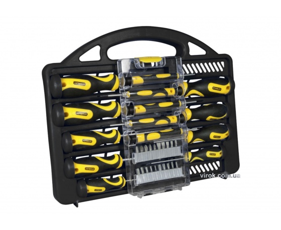 Фото 2 - Набір викруток і викруткових насадок STANLEY 34 предмета