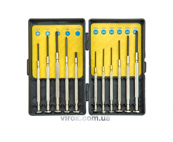 Фото 2 - Набір прецизійних викруток VOREL 11 предметів