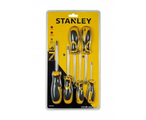 Фото 2 - Набір викруток STANLEY 6 предметів