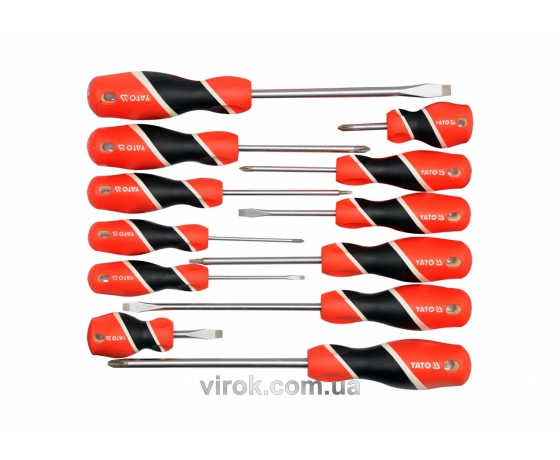 Фото 2 - Набір викруток YATO 12 предметів