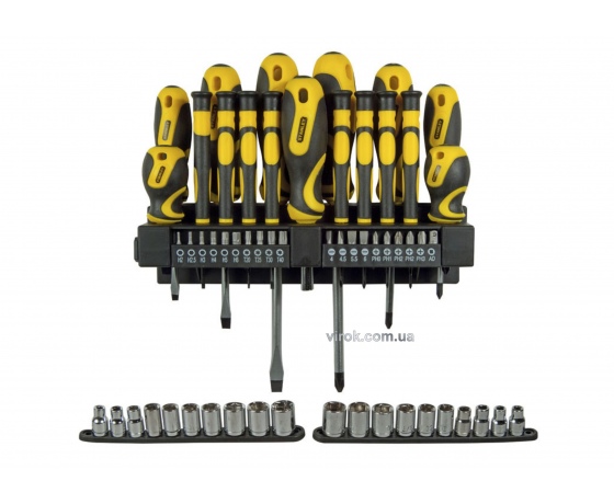 Фото 2 - Набір викруток і викруткових насадок STANLEY 57 прдметів
