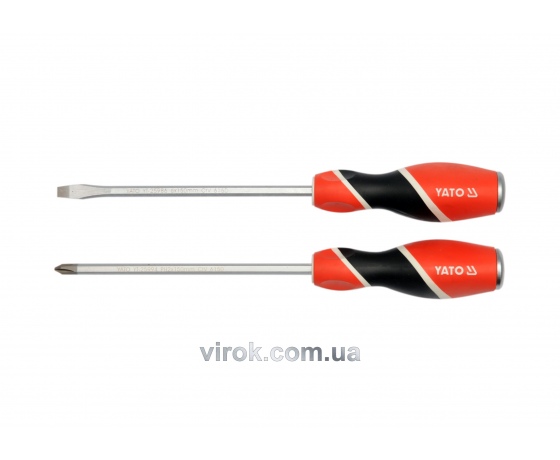 Фото 2 - Набір викруток YATO SL6 х 150 мм і PH2 x 150 мм 2 предмети