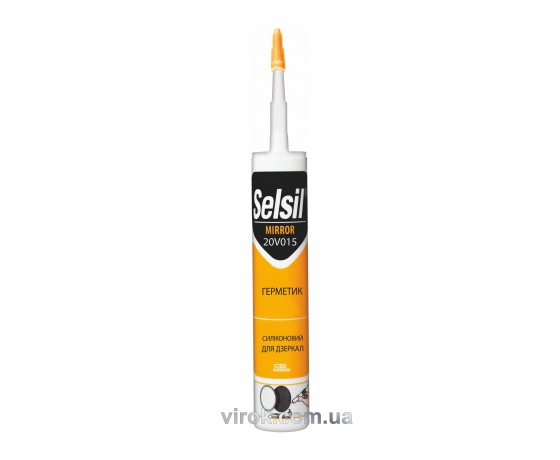 Фото 2 - Герметик силіконовий для дзеркал SELSIL 300 мл
