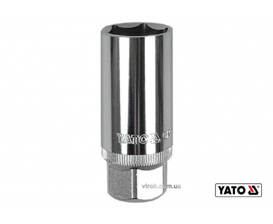 Фото 2 - Головка торцева до свічок двигуна YATO 1/2