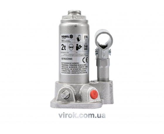 Фото 2 - Домкрат гідравлічний cтовбцевий VOREL 2 т 148-276 мм