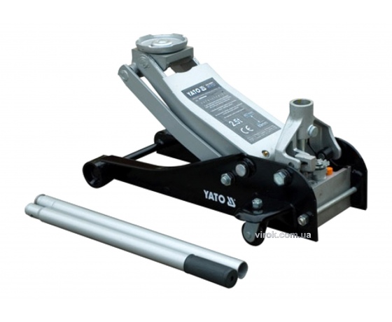 Фото 2 - Домкрат гідравлічний підкатний YATO 2.5 т 89-457 мм