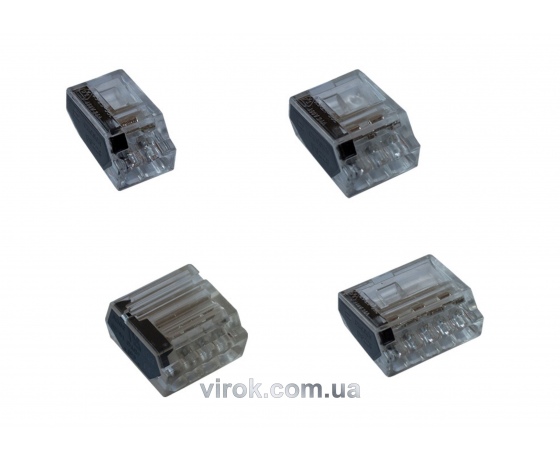 Фото 2 - З'єднувальні затискачі (клемні), 2,5 мм 2х3 - 10 шт.