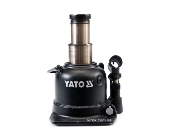 Фото 2 - Домкрат гідравлічний стовбцевий з подвійним штоком YATO 10 т 125-225 мм