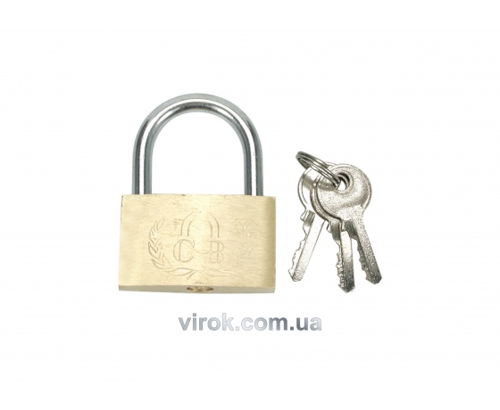 Фото 2 - Замок навісний латунний VOREL 60 мм