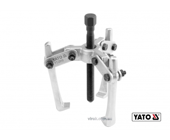 Фото 2 - Знімач підшипників трилапковий YATO 80 мм