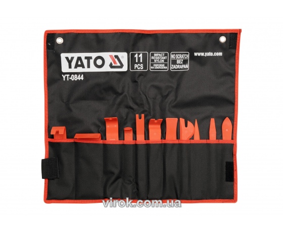 Фото 2 - Знімачі для демонтажу обшивки автомобільного салону YATO 11 шт