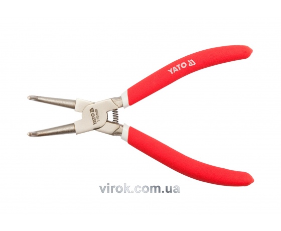 Фото 2 - Знімач стопорних кілець YATO зігнутий стискання l=225 мм