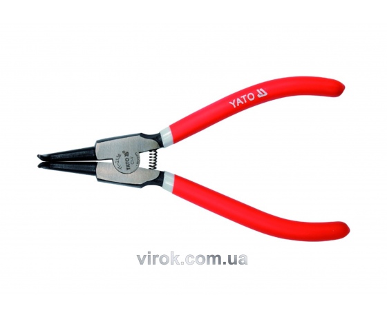 Фото 2 - Знімач стопорних кілець YATO зігнутий розтискання l=180 мм