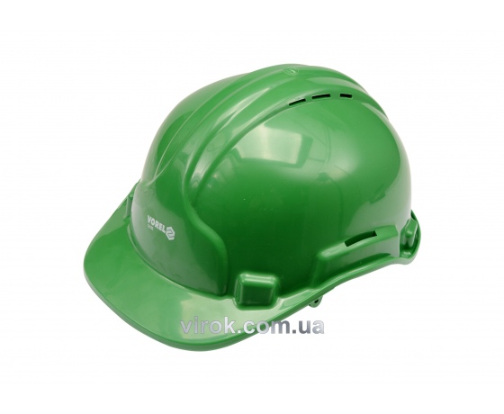 Фото 2 - Каска для захисту голови VOREL зелена