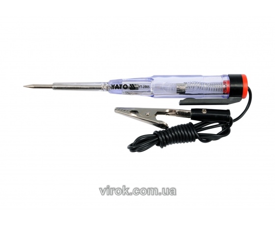 Фото 2 - Індикатор напруги автомобільний YATO 6-24 В