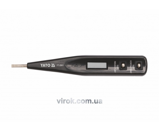 Фото 2 - Індикатор напруги цифровий YATO 12-250 В