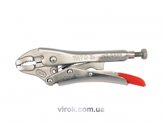 Фото 2 - Кліщі зажимні YATO CrMo l=125 мм