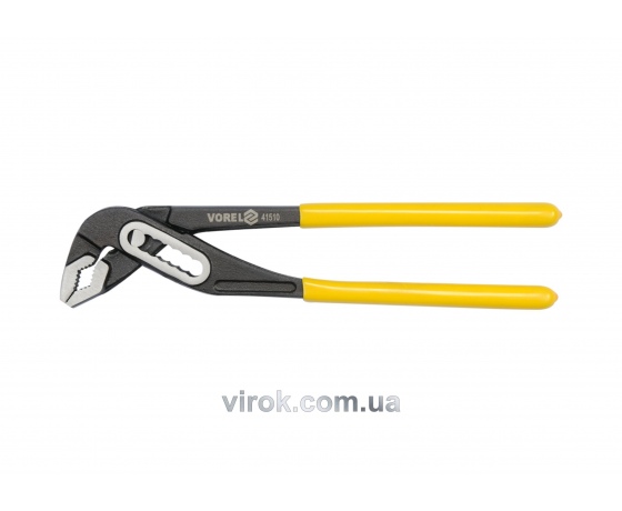 Фото 2 - Кліщі переставні VOREL з ізольованими ПВХ ручками l=250 мм