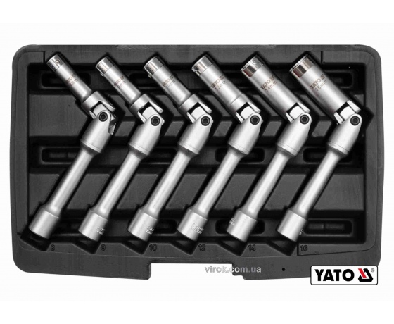 Фото 2 - Набір ключів для свічок накалу YATO 3/8
