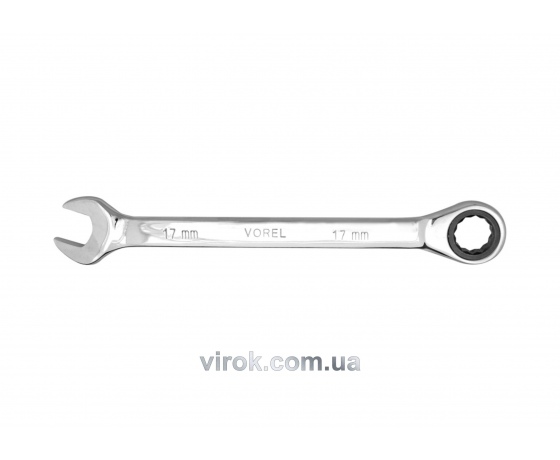 Фото 2 - Ключ ріжково-накидний з тріщаткою VOREL М22 мм