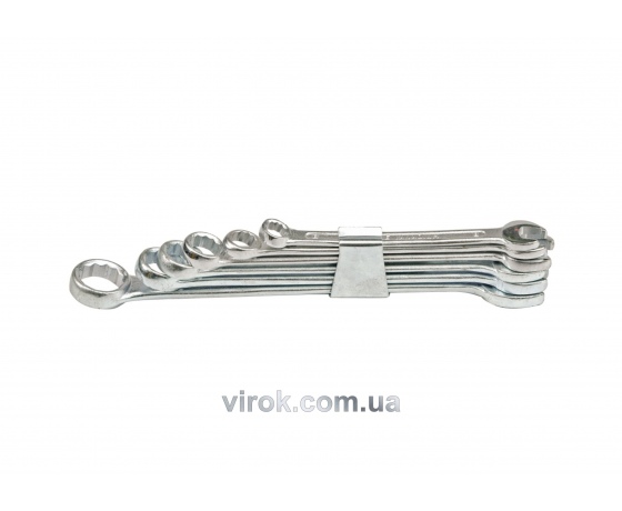 Фото 2 - Набір ключів ріжково-накидних VOREL 6-19 мм 8 шт