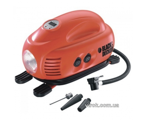 Фото 2 - Компресор автомобільний акумуляторний Black+Decker 12 В 8.3 бар