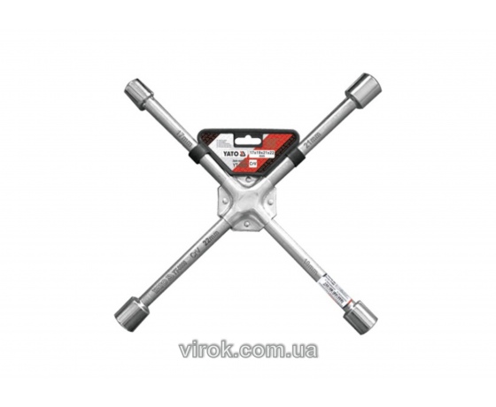 Фото 2 - Ключ балонний хрестоподібний YATO М17 х 19 х 21 х 22 мм