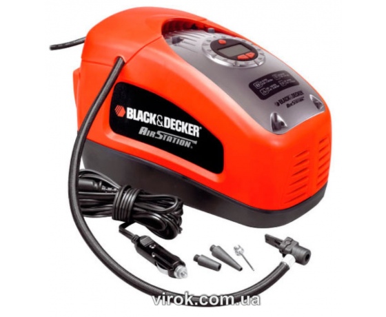 Фото 2 - Компресор автомобільний Black+Decker від 2 джерел живлення - 12 В / 230 В