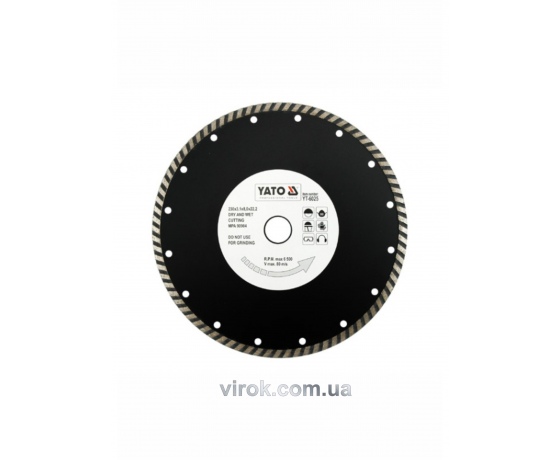 Фото 2 - Диск відрізний алмазний YATO 