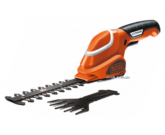 Фото 2 - Кущоріз акумуляторний Black+Decker Li-Ion 7 В