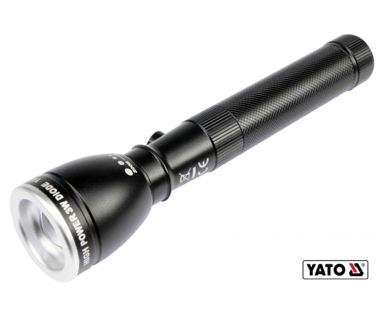 Фото 2 - Ліхтар водонепроникний світлодіодний YATO 3 Вт 110 лм 162 х 37 мм 1 х АА