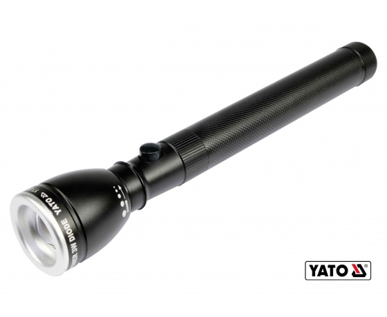 Фото 2 - Ліхтар водонепроникний світлодіодний YATO 3 Вт 100 лм 210 х 37 мм 2 х АА