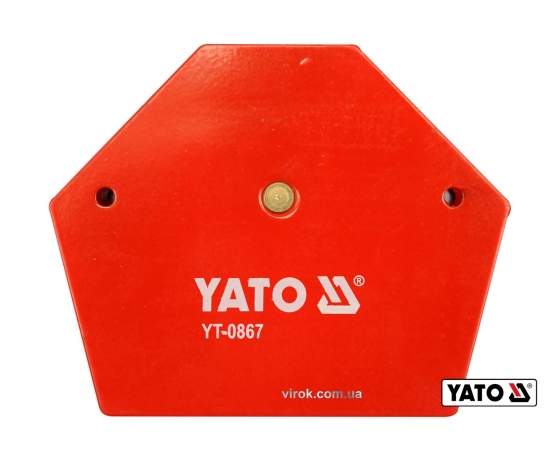 Фото 2 - Струбцина магнітна для зварювання YATO 111 х 136 х 24 мм 34 кг