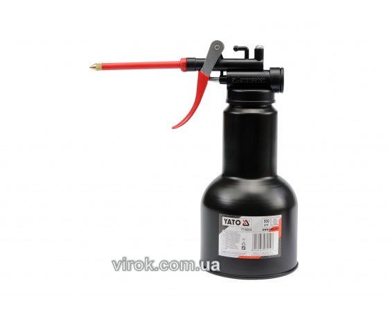 Фото 2 - Маслянка важільна з гнучким наконечником YATO 500 л