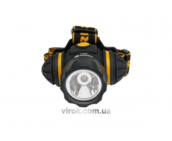 Фото 2 - Ліхтар на чоло світлодіодний VOREL 1 Вт 80 x 40 x 50 мм 3 x ААА