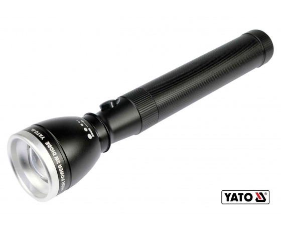 Фото 2 - Ліхтар водонепроникний світлодіодний YATO 3 Вт 130 лм 228 х 47 мм 2 x C/R14
