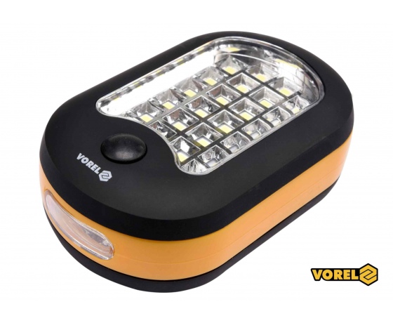 Фото 2 - Ліхтар навісний світлодіодний VOREL 20+3 LED 96 x 63 x 32 мм 3 x ААА