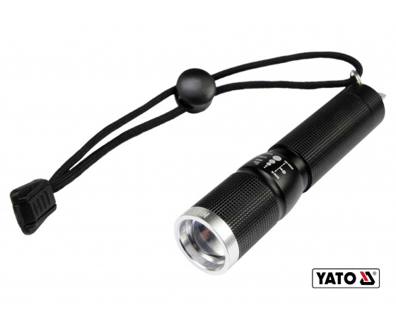 Фото 2 - Ліхтар кишеньковий світлодіодний YATO 3 Вт 100 лм 100 х 25 мм 1 х АА