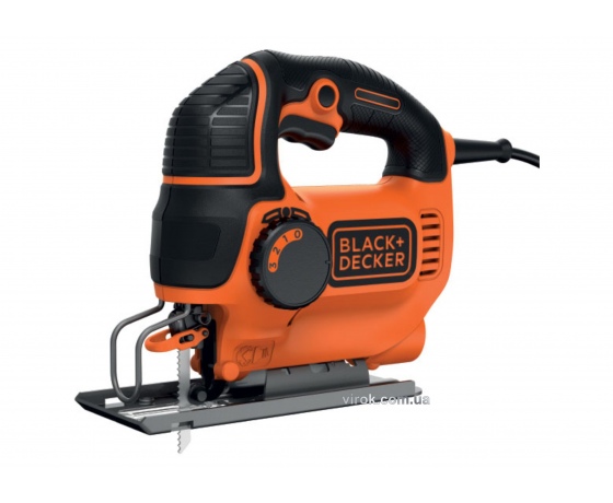 Фото 2 - Лобзик мережевий Black+Decker 620 Вт 60 мм + кейс