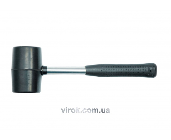 Фото 2 - Молоток гумовий VOREL з металевою ручкою 66 мм 900 г