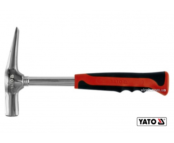 Фото 2 - Молоток каменяра YATO з металевою ручкою 315 мм 600 г