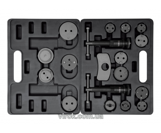 Фото 2 - Набір інструментів для розтискання гальмівних циліндрів YATO 18 шт