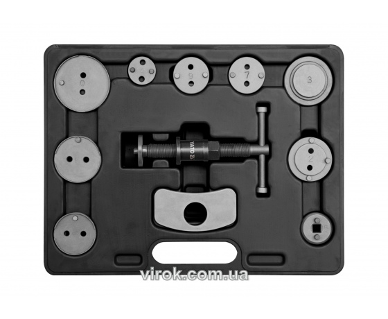 Фото 2 - Набір інструменту для розтискання гальмівних циліндрів YATO 11 шт